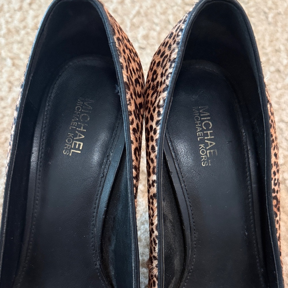 Michael Kors Animal Print Heels - Picture 3 of 7
